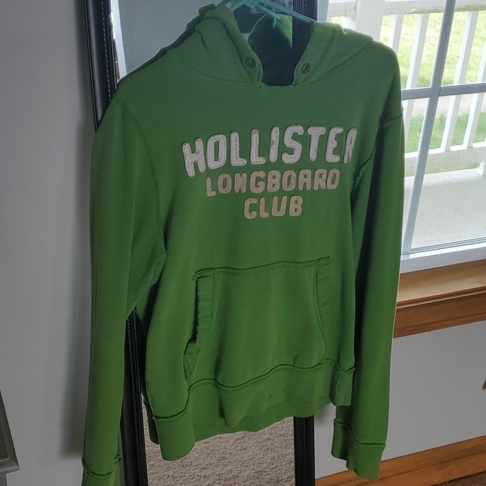 Hollister hoodie few small stains distressed
